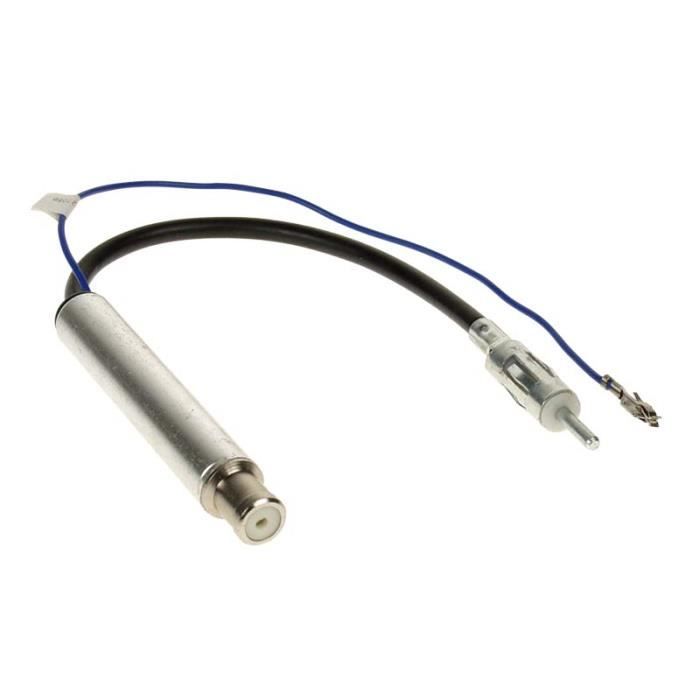 Adaptateur antenne / avec amplificateur d'antenne phantom DIN Audi / Seat / VW > ISO