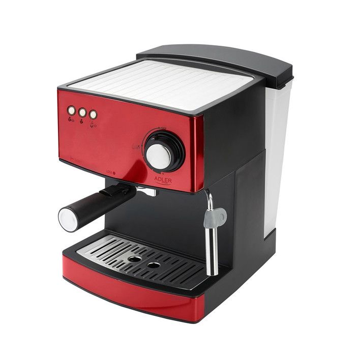 Machine à café cafetière expresso Adler AD 4404r 15 bars 850W rouge - Adler