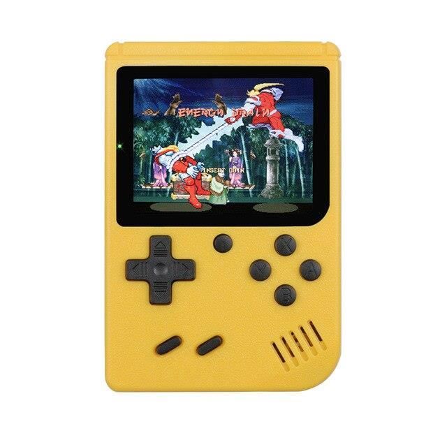 Jaune - Mini Console de jeu rétro Portable 400 en 1 Game Advance player Boy 8 Bit Gameboy 3.0 pouces écran LC
