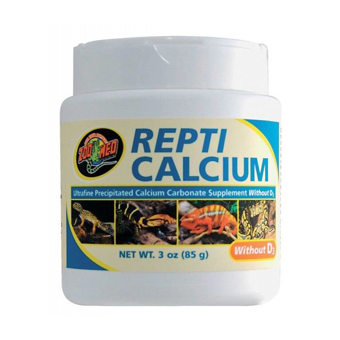 Zoomed - Complément de Calcium sans D3 Repticalcium pour Reptiles - 85g