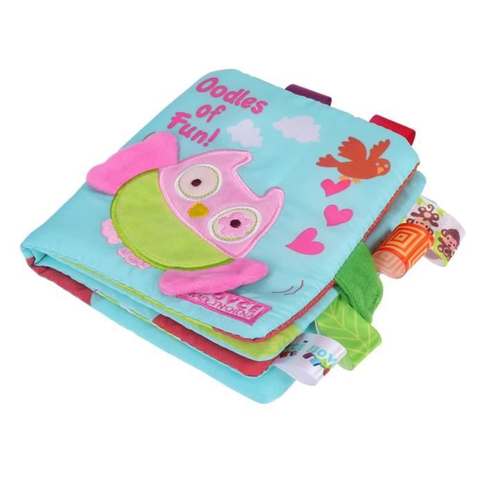 Toymytoy Peluche Animal Oodles Owl Livre Doux Jouet Educatif Pour Bebe Fille Garcon Couleur Aleatoire Cdiscount Jeux Jouets