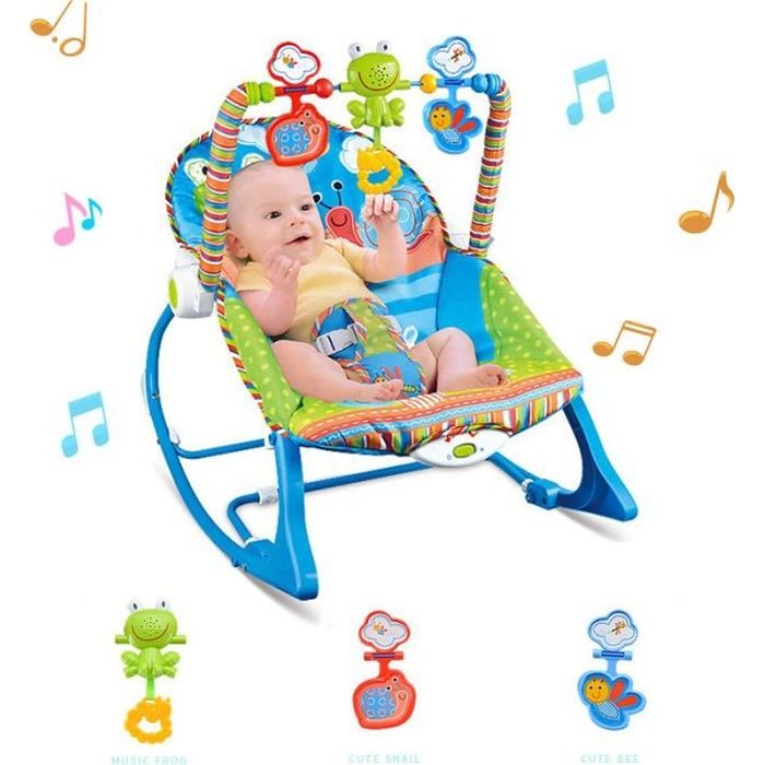 Transat pour bébé : balancelle, musical, haut, pliable et plus encore