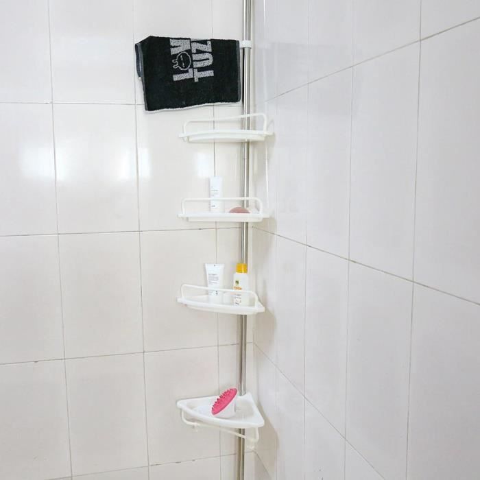 Etagere De Douche A 4 Couches Support De Panier Triangle De
