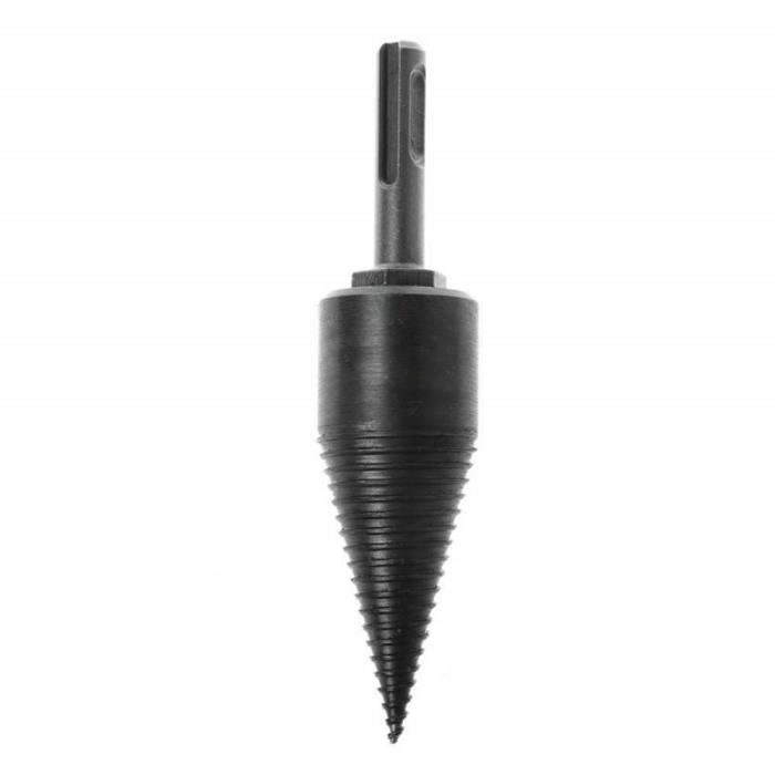 Kit Vis Cônes Fendeuse De Bois 42mm + 32mm Avec 4 Poignées - Fendeur Pour Perceuse