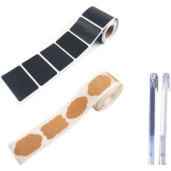 Lot De 150 Étiquettes Tableau Noir Réutilisables Joyoldelf Avec Stylo Craie - Étiquettes Cuisine Garde-Manger