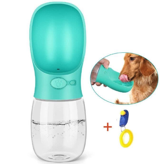 Gourde en forme de bouteille d'eau pour chien 65 cl - Doggy Place