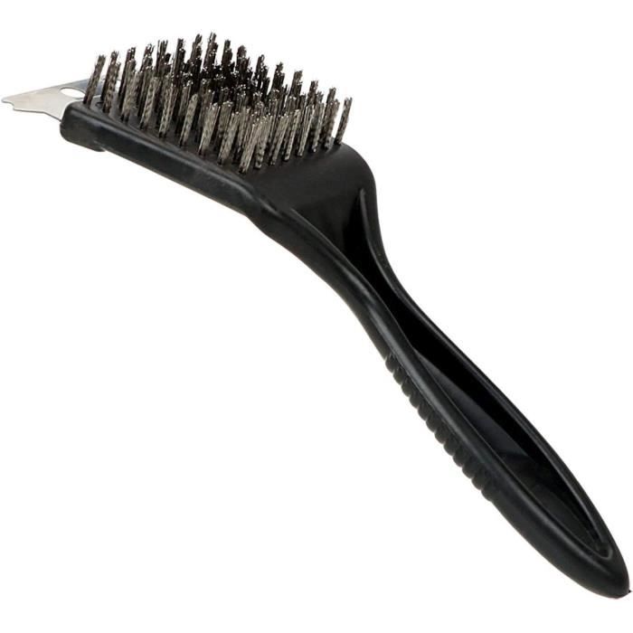 Lot De 2 Brosses Barbecue Triangulaires - Brosse Métallique Inox Pour Nettoyage Grille BBQ