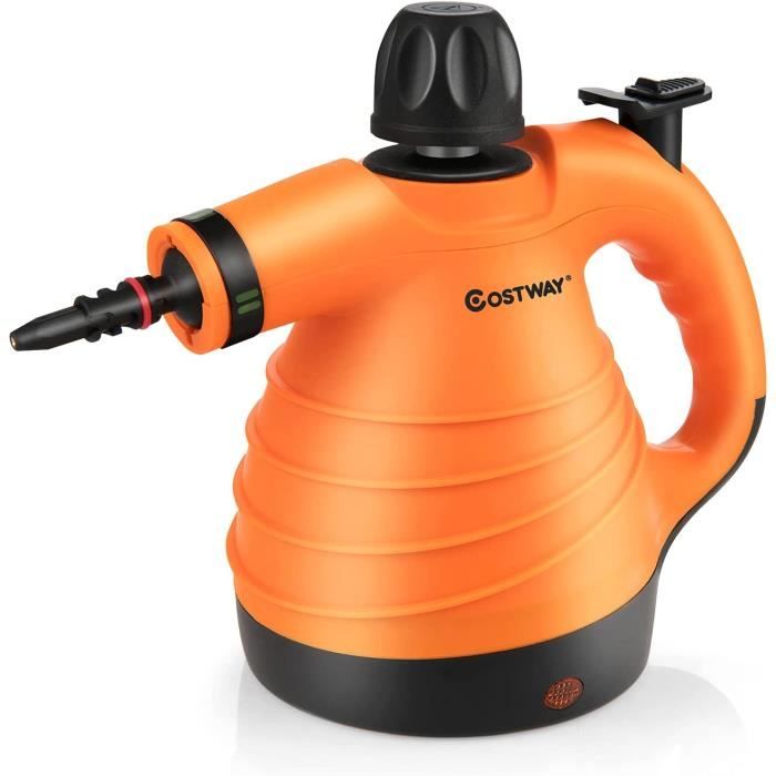 Nettoyeur Vapeur SXHY - 400ml - Chauffage Instantané - 11 Accessoires - Pour Maison Et Voiture