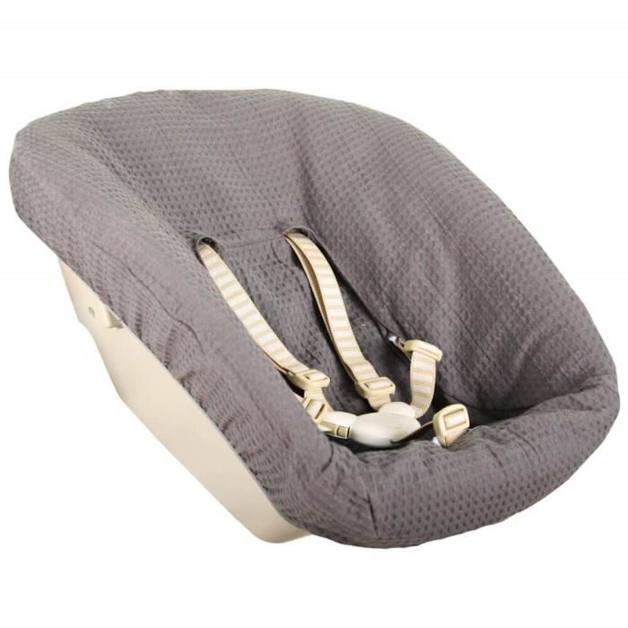 Coussin Pour Chaise Haute Enfant Stokke Tripp Trapp Reducteur De Siege Housse Rehausseur Nid D Abeille Pratique Et Facile A Cdiscount Puericulture Eveil Bebe