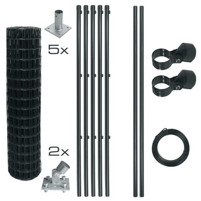 Grillage Hexagonal Galvanisé ESTEXO - 0,50 X 10 M - Maille 25 Mm - Clôture Jardin Et Petits Animaux