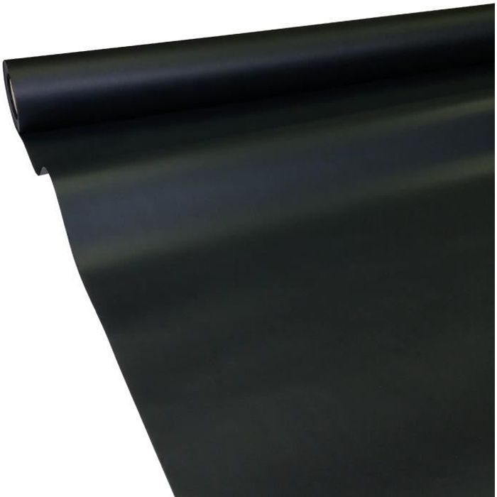 JUNOPAX Nappe en papier noir 50 m x 1,00 m | imperméable et peut être  essuyée