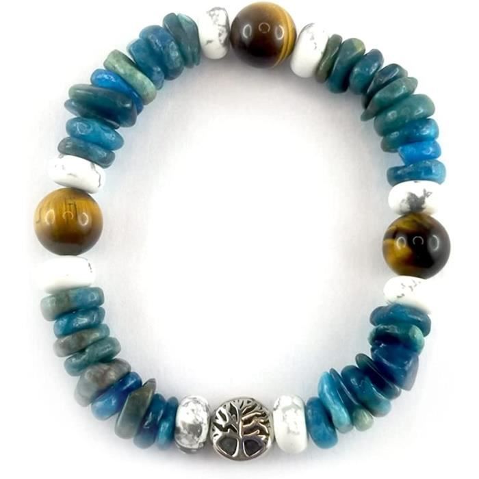 Bracelet élastique Baroque En Pierre Naturelle OEIL DE TIGRE - Neuf Sans Emballage