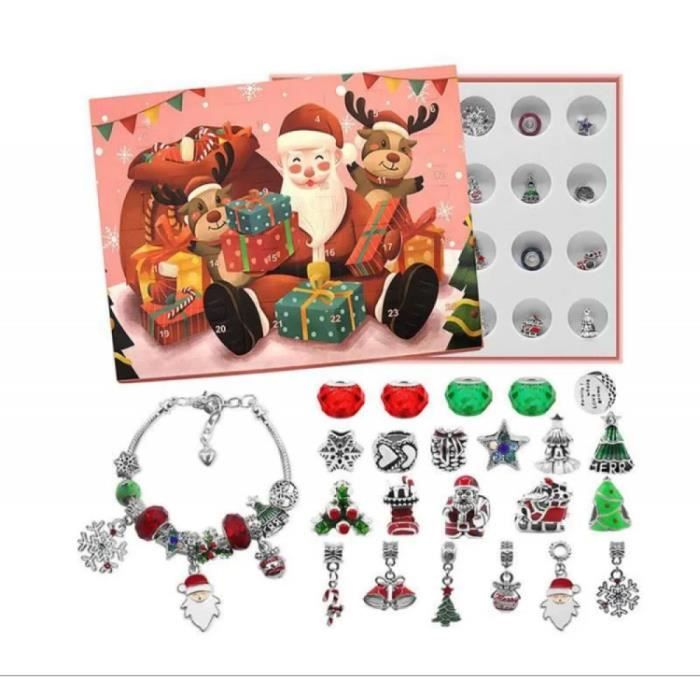 Calendrier De L'Avent 2025 Fille – Bijoux DIY Bracelet, 24