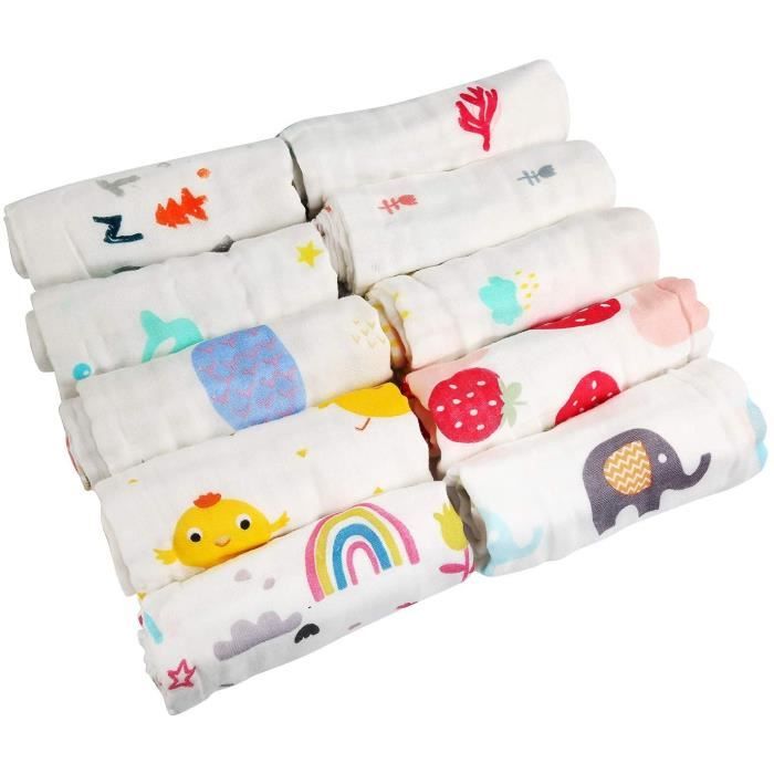 mimaDu Débarbouillettes pour bébé, débarbouillettes, débarbouillettes pour bébé