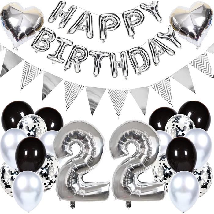 Ballon Anniversaire 16 Ans Garçon, Décoration Anniversaire 16 Ans