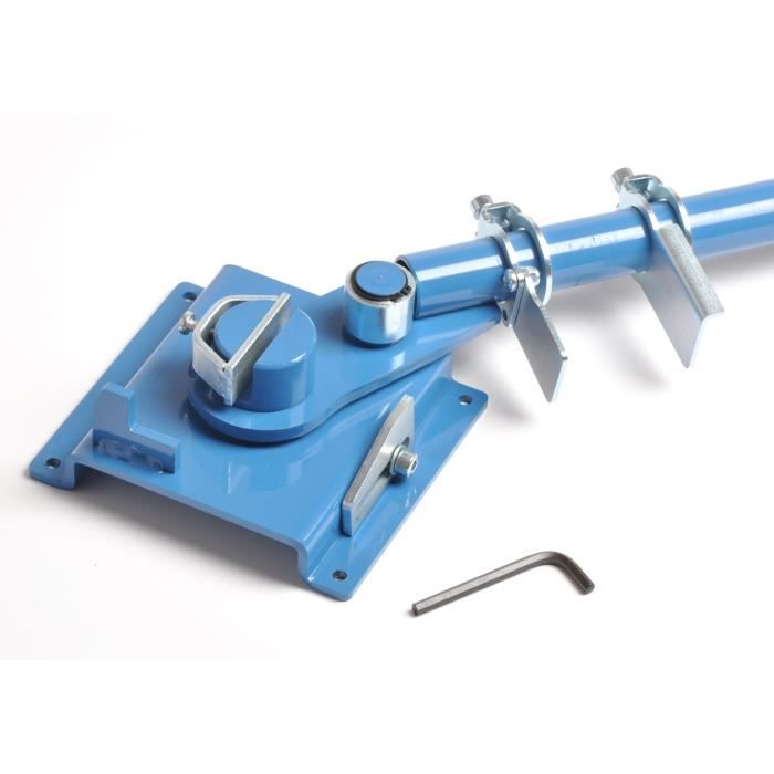 Cintreuse manuelle de fer/barre à béton GIB-2B - pliage jusqu'à 12mm de diamètre - Bleu