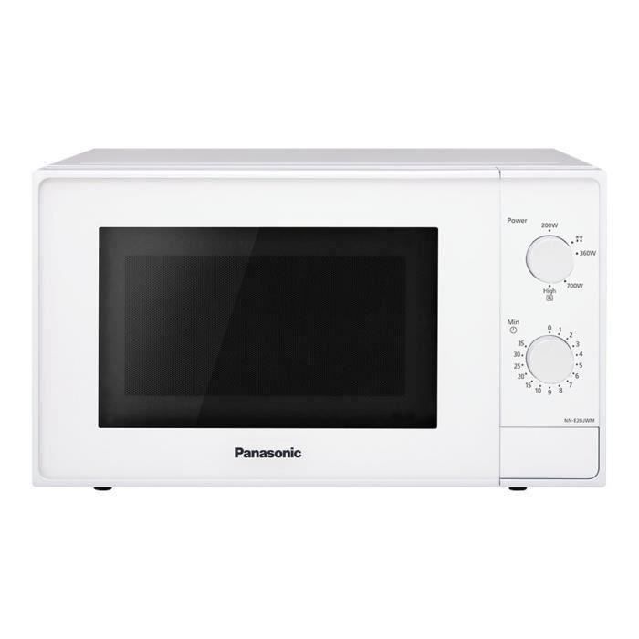 Four micro-ondes monofonction - Panasonic NN-E20JWMEPG - 20L - 800W - Blanc - Panasonic