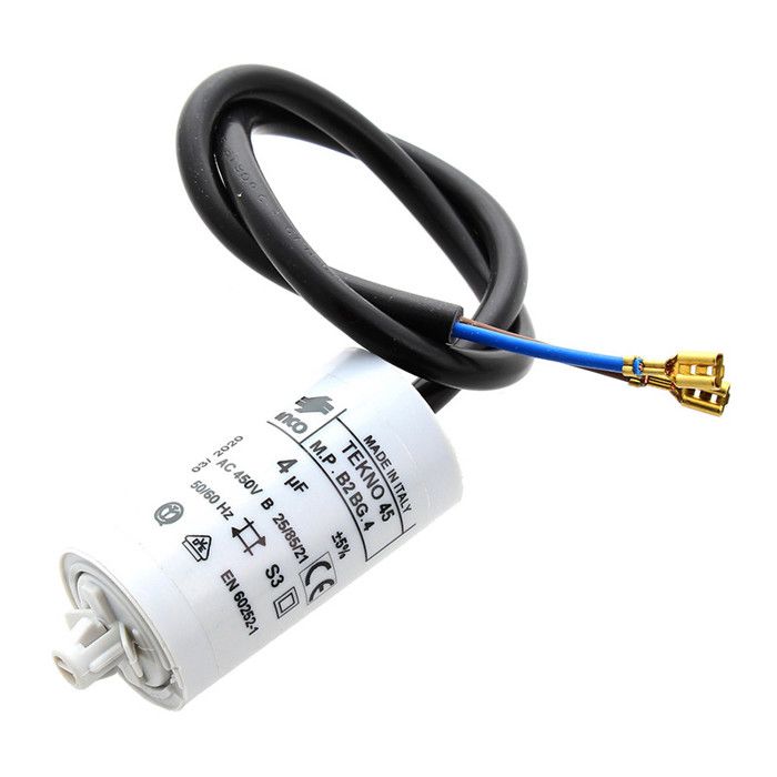 Condensateur de demarrage 4 mf Réfrigérateur congélateur ARISTON HOTPOINT INDESIT SCHOLTES WHIRLPOOL 51348