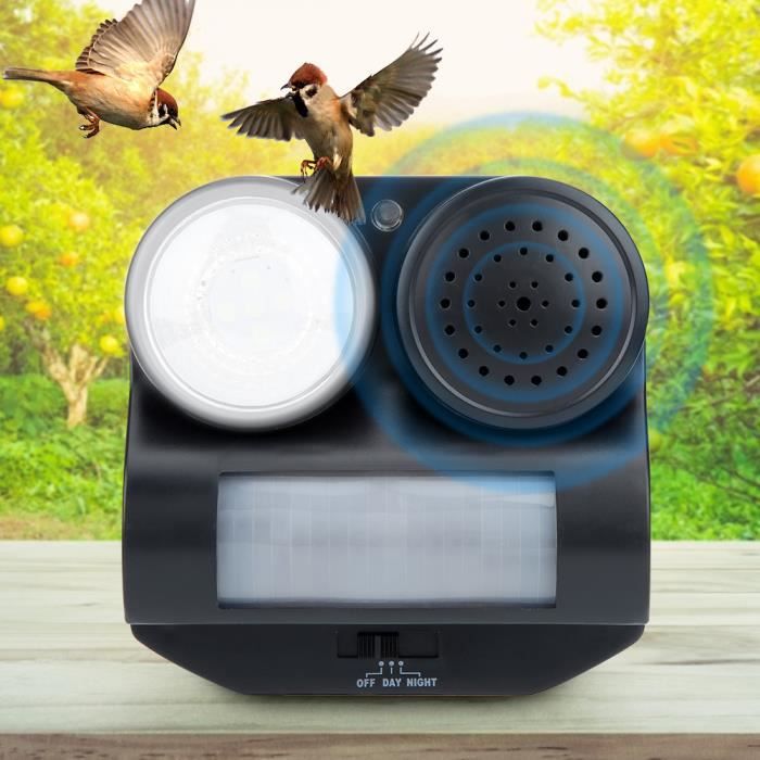 Drfeify effaroucheur d'oiseaux Instrument antioiseau intelligent à