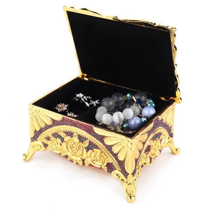 Boîte à bijoux Boîte à bijoux Coffret rétro Style européen 