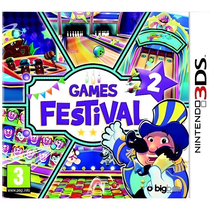 Jeu 3DS Bigben Games Festival Vol. 2