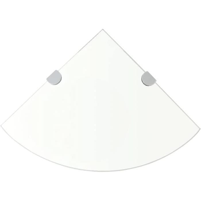 Panneau d’étagère verre transparent 110 x 12 cm 2702212/2