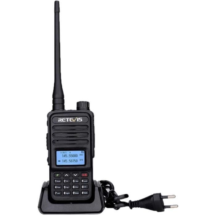 Antenne Double Bande SMA Flexible 39 Cm – Pour Baofeng UV-5R UV-82, Kenwood, Talkie-Walkie Ham Radio