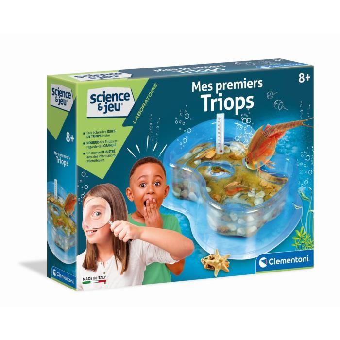 Clementoni - Jeu éducatif - Les Triops - 62743.1 - Kit d