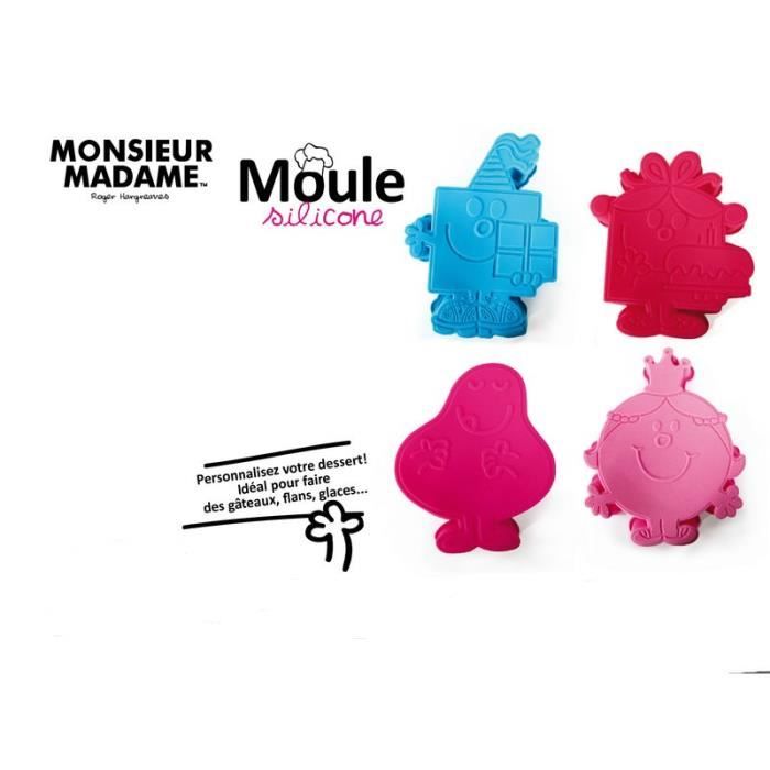 Moule A Gateau En Silicone Monsieur Madame Cdiscount Maison
