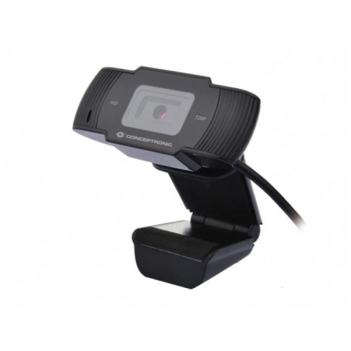 Webcam - CONCEPTRONIC - AMDIS 720P HD - 1280x720 pixels - Microphone intégré - USB 2.0
