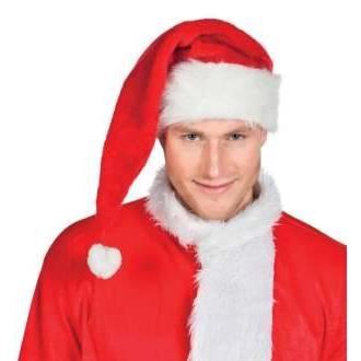 Bonnet De Noël Lumineux Adulte - LED 3 Modes, Bleu Clair, Long, Pour Fêtes Et Soirées