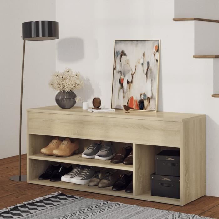 Banc à Manger Panama 105x30x45 Cm En Bois Massif De Pin - Banc Salle à Manger Et Couloir