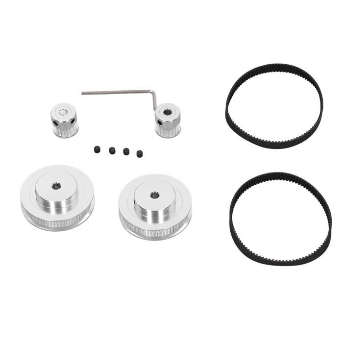 Roue Synchrone 20 Et 60 Dents, Alésage 8 Mm – Poulie Distribution 2GT En Aluminium Pour Imprimante 3D, Robotique