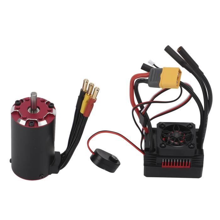 Combo Moteur Brushless Rocket 540 5.5T + Contrôleur 120A Turbo - Sans Balais, Capteurs