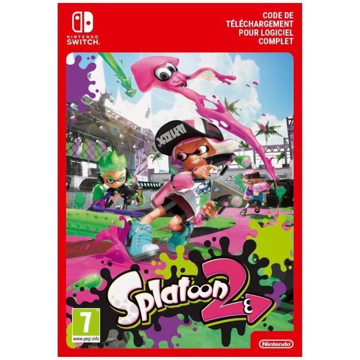 Splatoon 2 • Code de téléchargement pour Nintendo Switch
