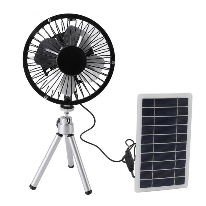 ESTINK Kit Ventilateur Solaire Panneau Monocristallin 10W pour Poulailler Serre Maison RV