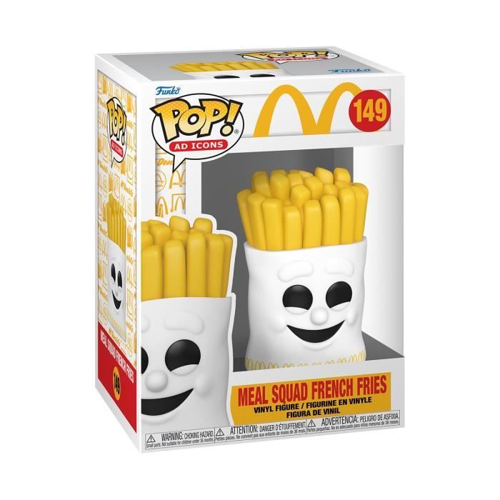 Figurine Pop! Vinyl - FUNKO - Ad Icons McDonalds Meal Squad French Fries - Vinyle - Blanc - Licence officielle