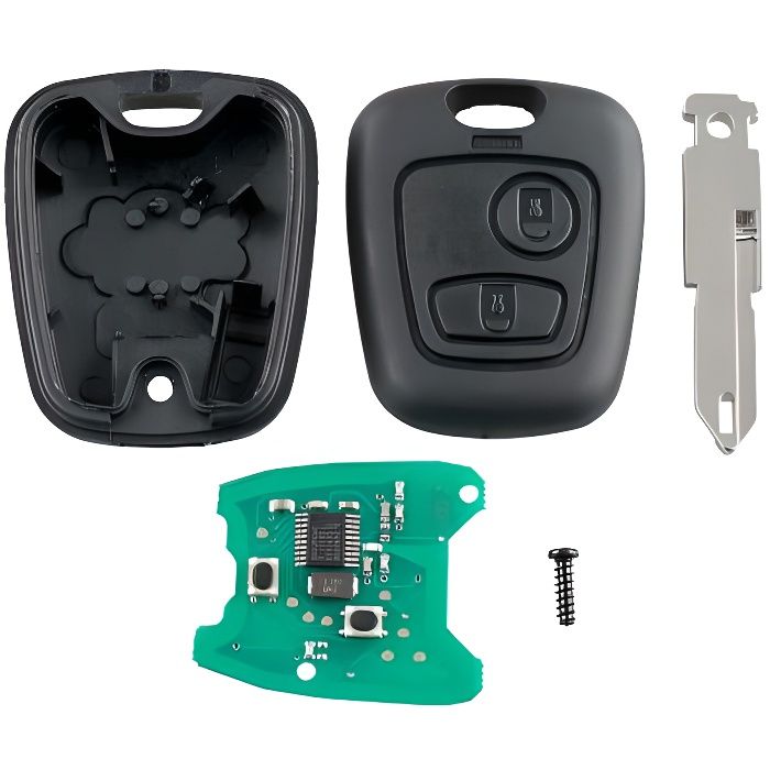 CLE VIERGE ELECTRONIQUE ID46 POUR PEUGEOT 106 206 Cdiscount Auto