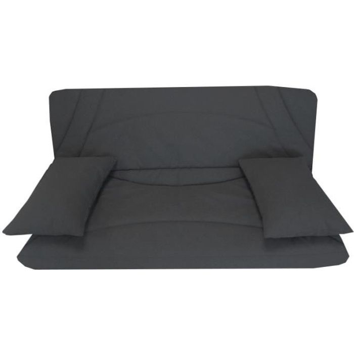 Housse Matelassee Pour Banquette Clic Clac 140 X 190 Tissu Montero Gris Achat Vente Housse De Canape Cdiscount