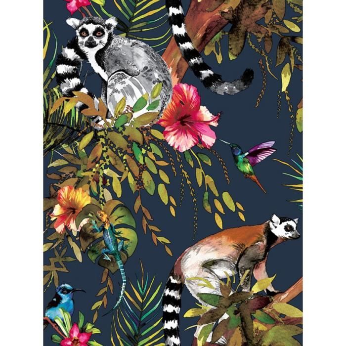 Avoir Images Maki Papier Peint Bleu Nuit Holden 12403 Achat Vente Papier actualisé salutations