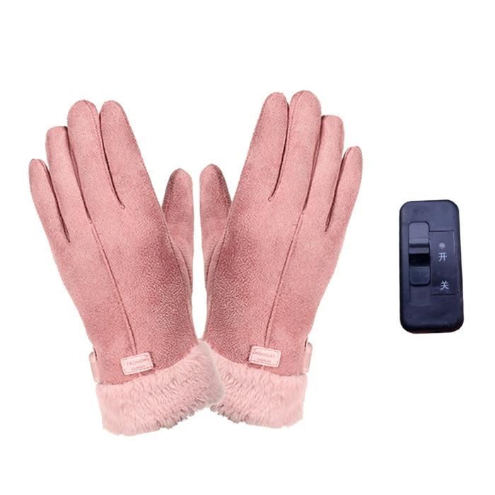 Gants Chauffants USB Pour Homme Et Femme - Imperméables Et écran Tactile - Pour Moto, Vélo, Ski - Alimentation Par Power Bank Ou Voiture