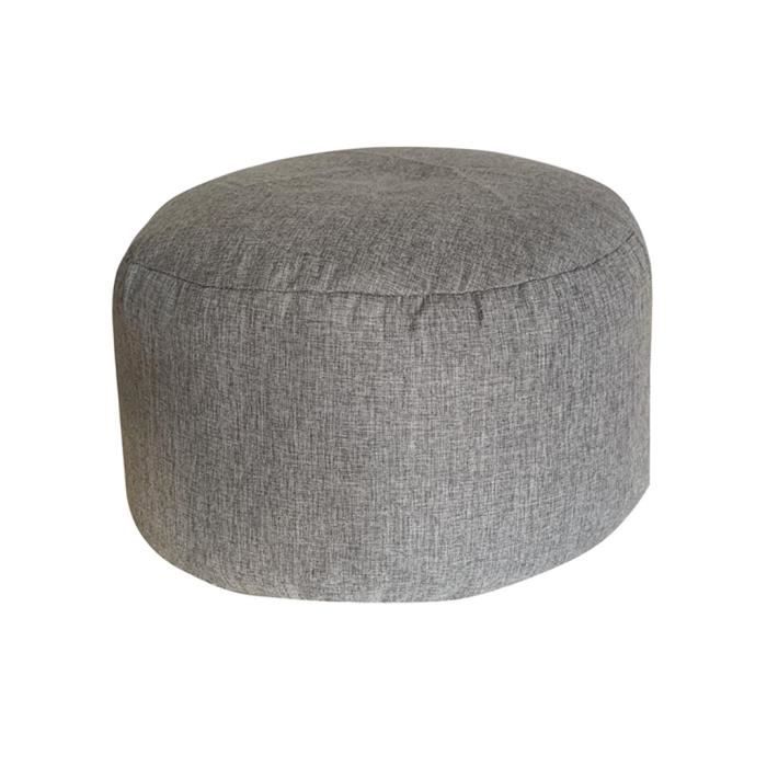 MagiDeal Housse De Pouf Imprimé Football - Blanc - Sans Remplissage