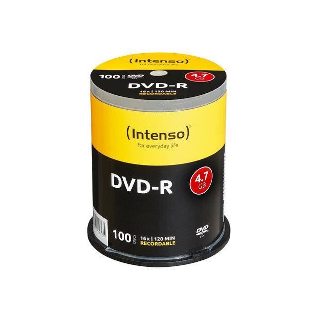 DVD-R 16x 4.7 Go - INTENSO - Spindle de 100