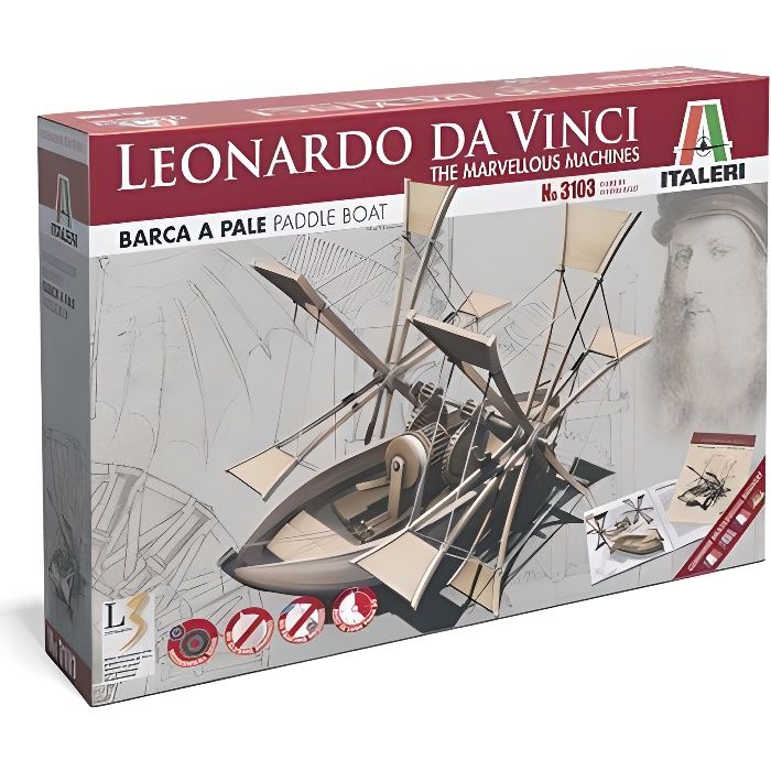 ITALERI- HELICOPTERE Leonard DE Vinci, I3110, Non renseigné ITALERI- HELICOPTERE Leonard DE Vinci, I3110, Non renseigné