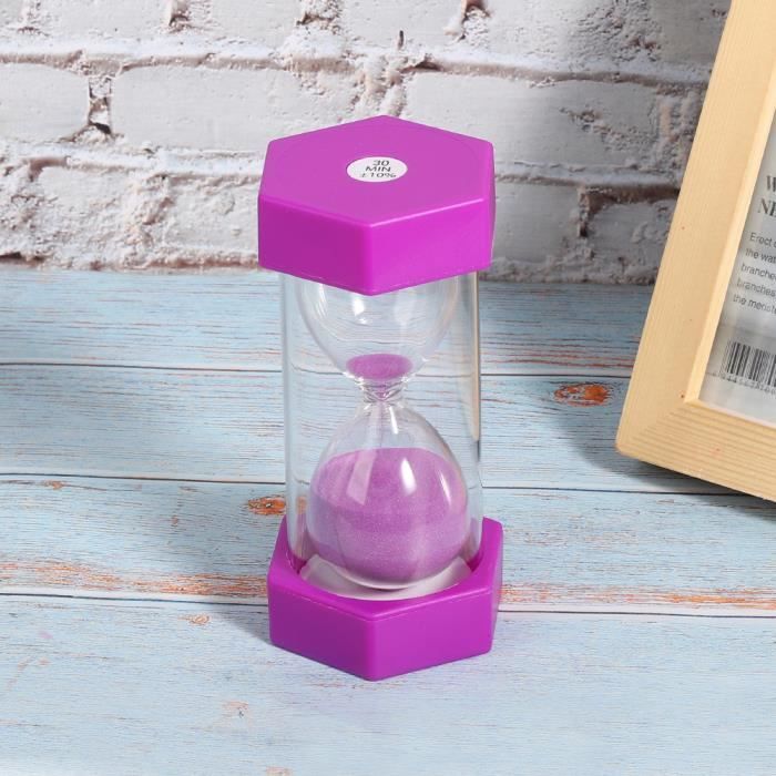 VDLLQYN, Sablier for Enfants, minuterie de Cuisine de 15/20/30/60 Minutes, Gestion du Temps for Enfants, Salle de Classe, Jeux, Bureau à Domicile, enseignement à Domicile,Sablier de Sable(Blu,60 minu