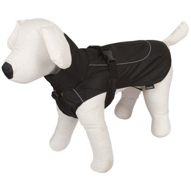 KERBL - Forks Manteau de Pluie pour Chien Noir Taille S - 80623