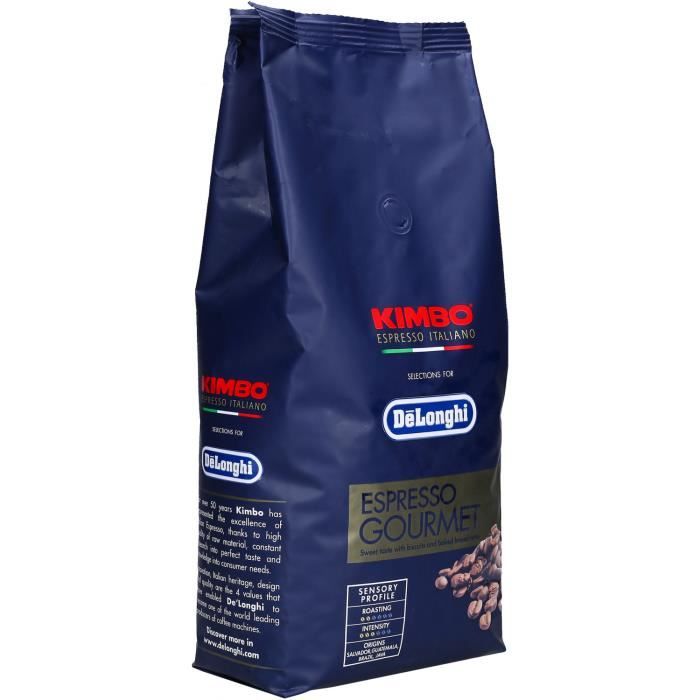 GRAIN COFFEE KIMBO DELONGHI ESPRESSO GOURMET 1KG | CAFÉ EN GRAINS