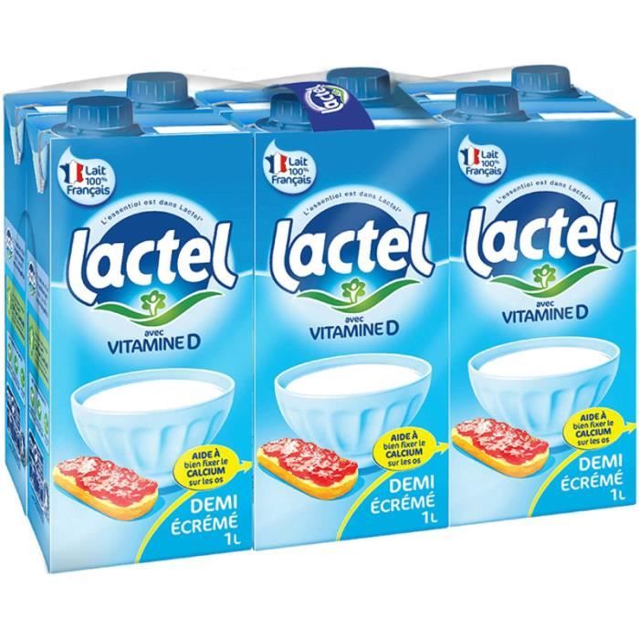 Lactel Lait Demi Ecreme Vitamine D 6x1l Cdiscount Au Quotidien Lactel Lait Demi Ecreme Vitamine D 6x1l Cdiscount Au Quotidien