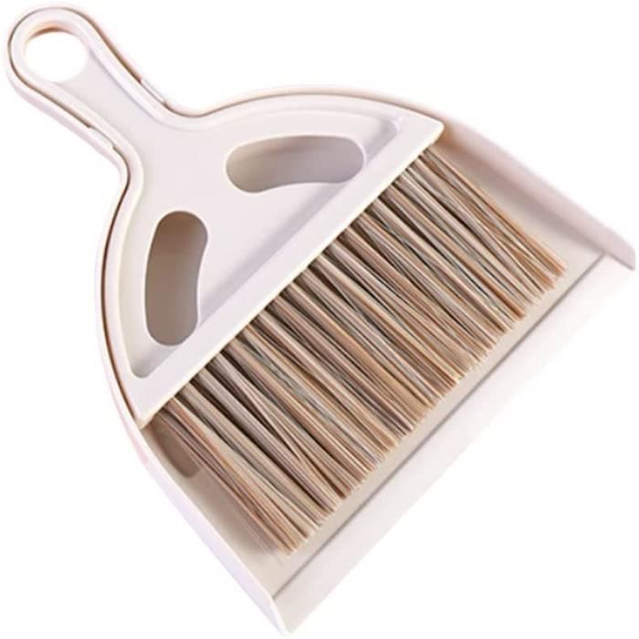 Mini Pelle Et Balayette 3 PCS - Ensemble Brosse Poussière Plastique Pour Cuisine, Bureau Et Voiture