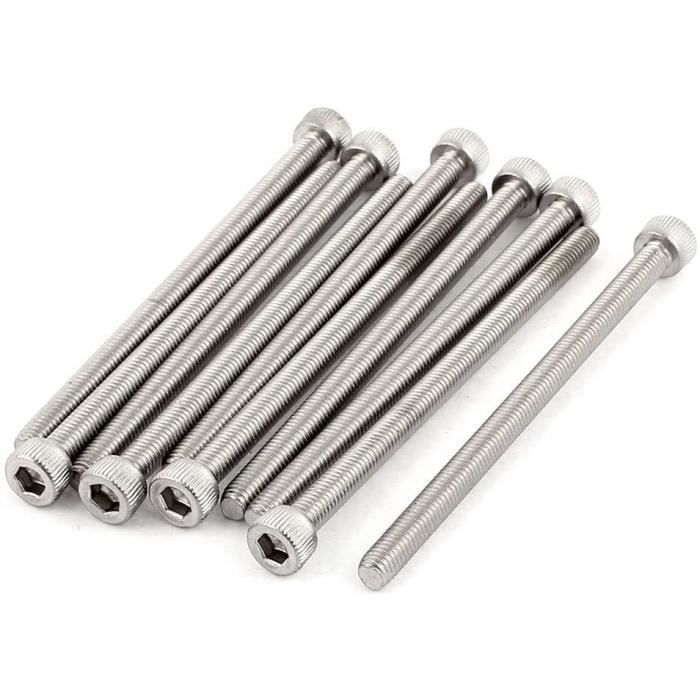 Vis Tête Cylindrique M10x20mm Pas 1,25mm En Inox 304, 2 Pièces - Neuf Emballé